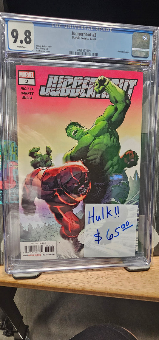 Juggernaut #2 9.8 CGC $65.00