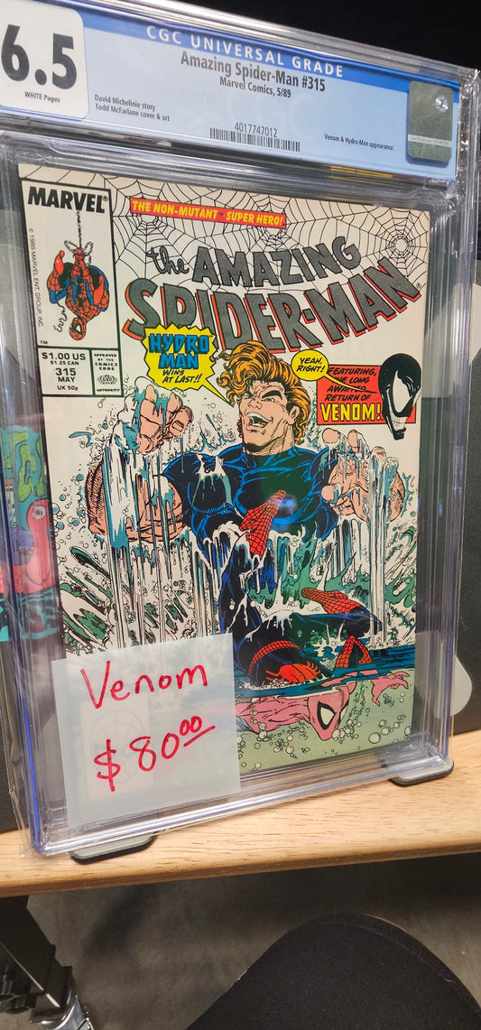 Amazing Spider-Man #315 CGC 6.5 $80.00