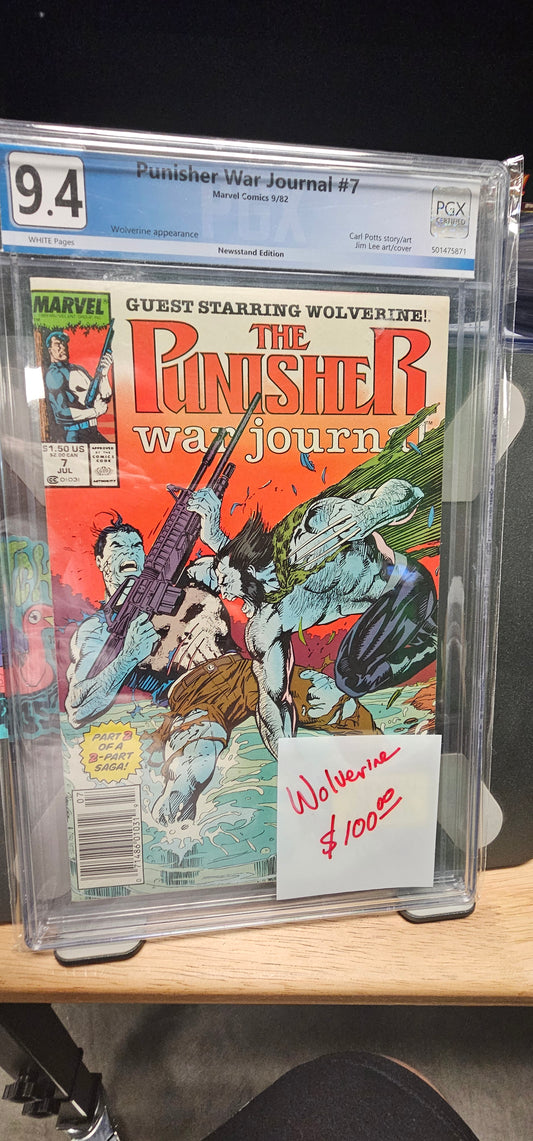 Punisher War Journal #7 9.4 CGC $100.00