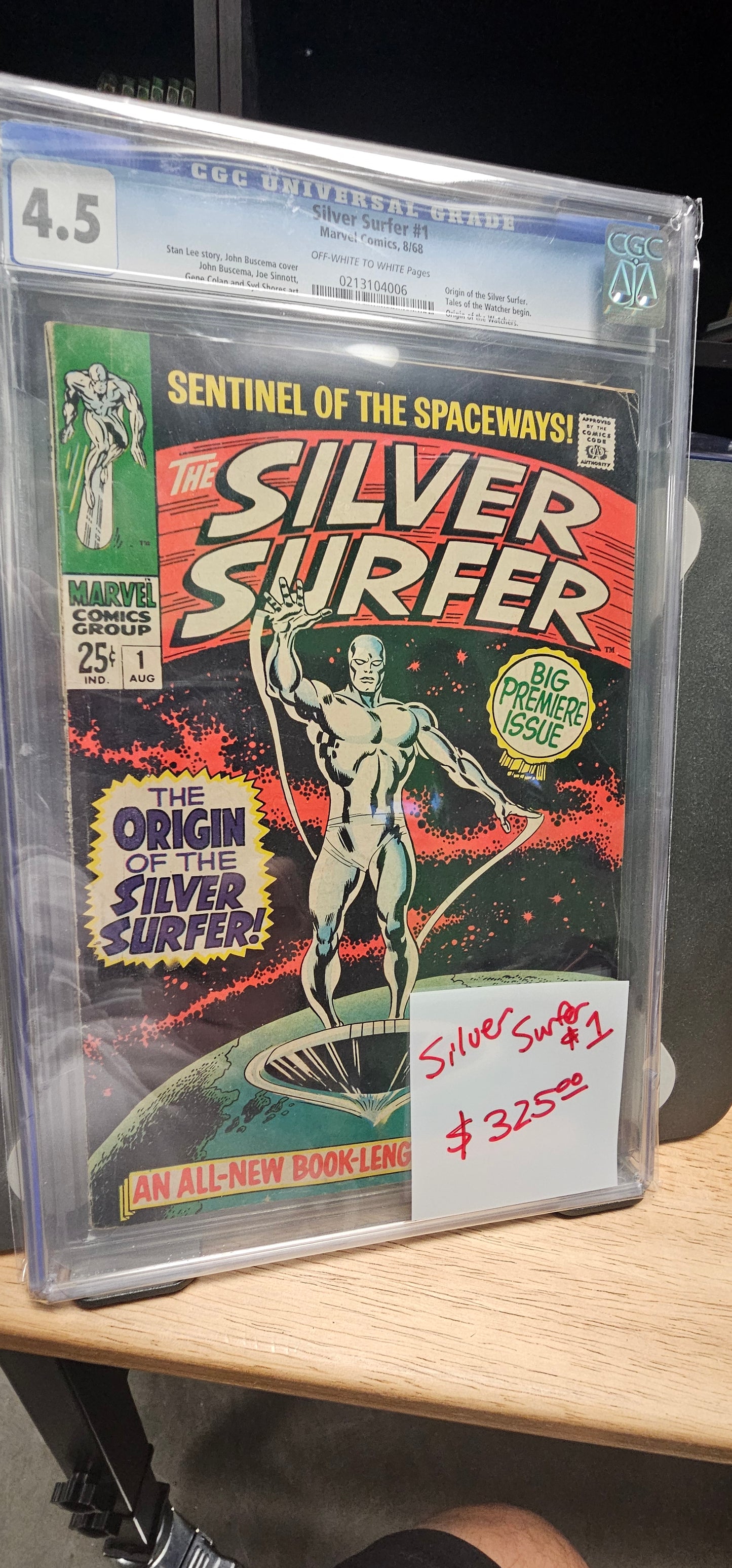 Silver Surfer #1 4.5 CGC $325.00