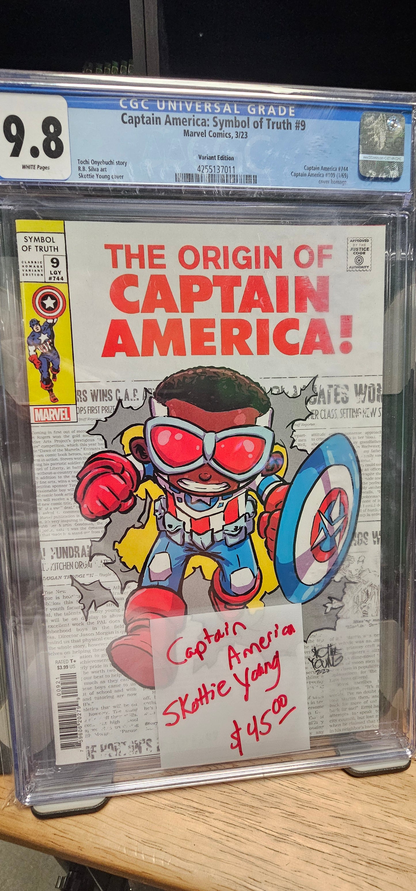 Captain America: Symbol of Truth #9 9.8 CGC $45.00