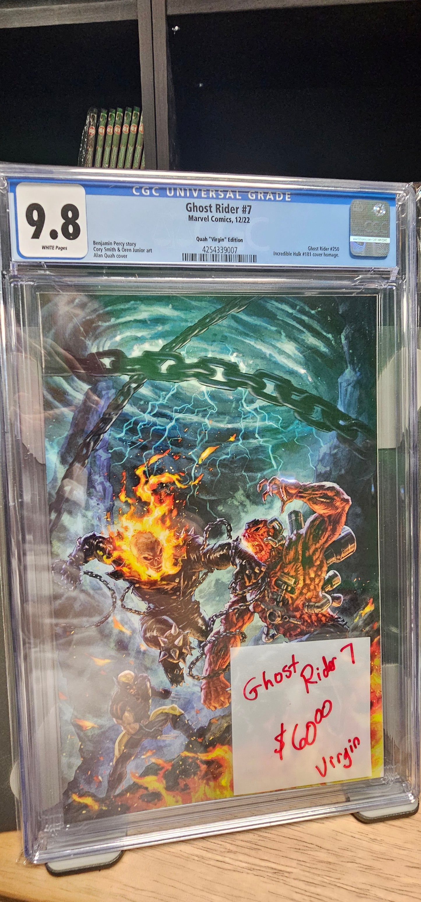 Ghost Rider #7 9.8 $60.00