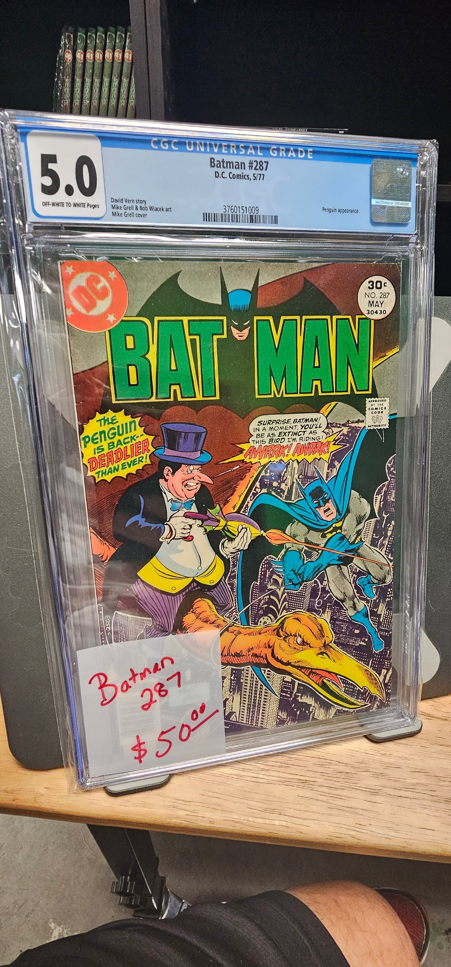 Batman #287 5.0 $50.00