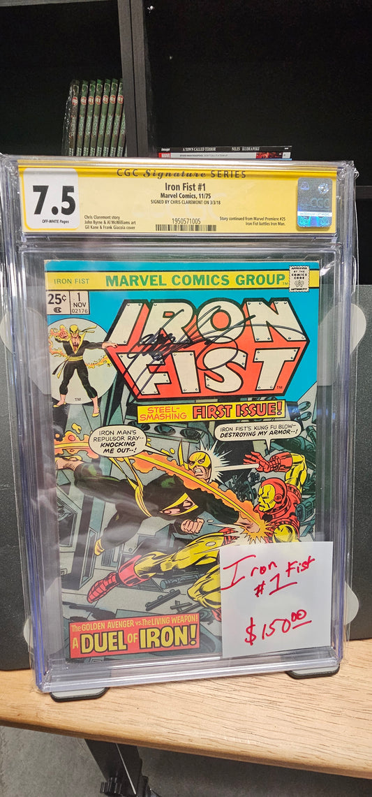 Iron Fist #1 7.5 CGC $150.00