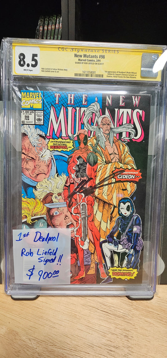 New Mutants #98 8.5 CGC $900.00