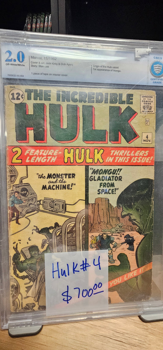 Incredible Hulk #4 2.0 CGC $700.00