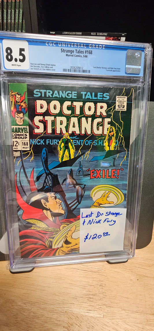 Strange Tales #168 8.5 CGC $120.00