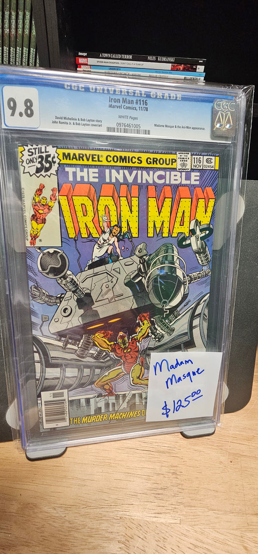 Iron Man #116 9.8 CGC $125.00