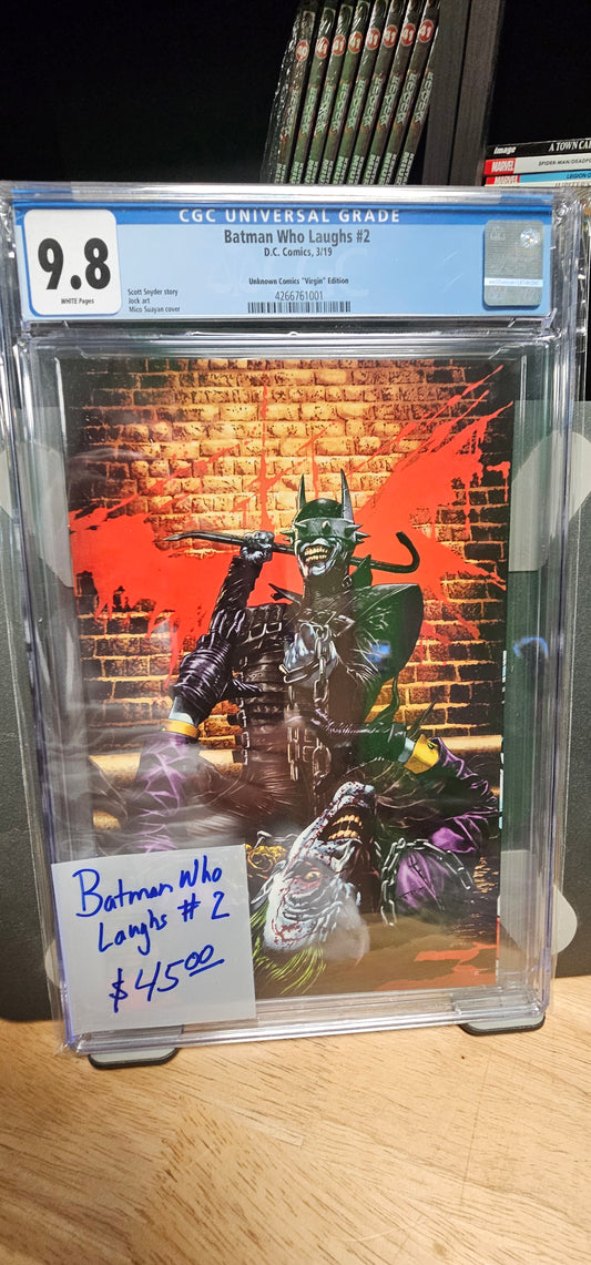 Batman Who Laughs #2 9.8 $45.00