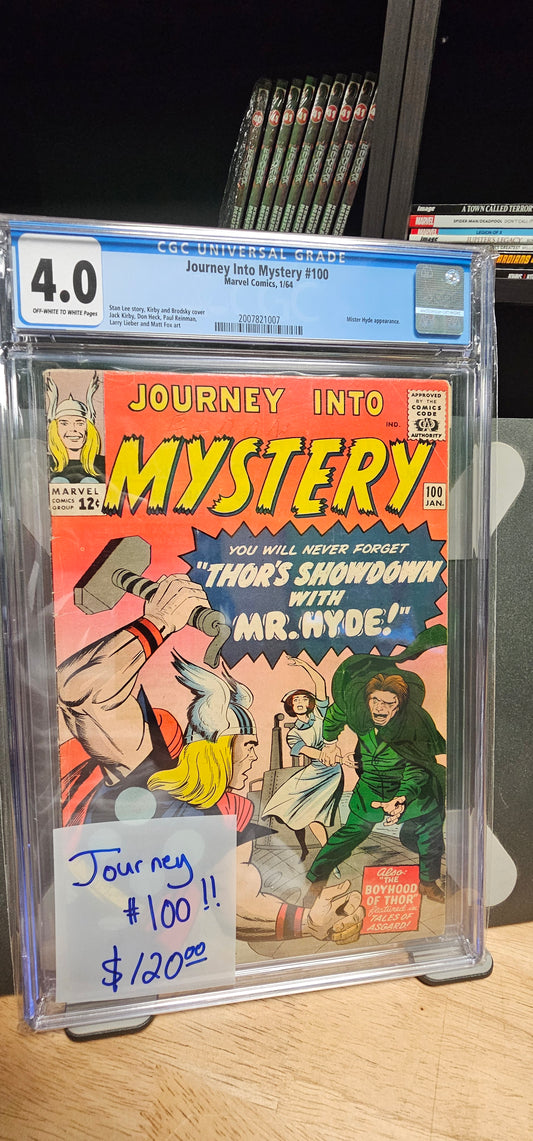 Journey Into Mystery #100 4.0 $120.00