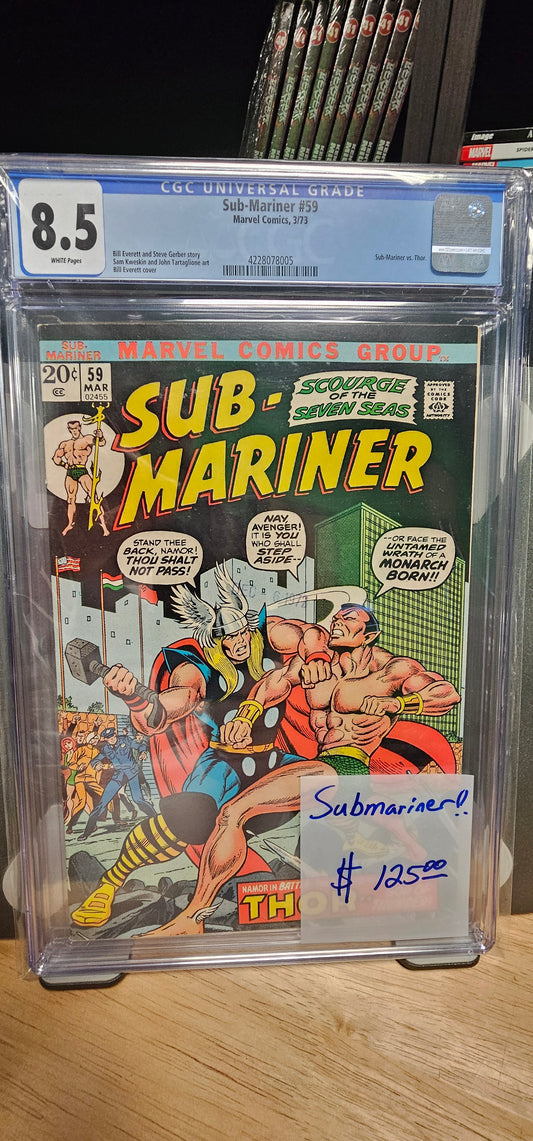 Sub-Mariner #59 8.5 CGC $125.00