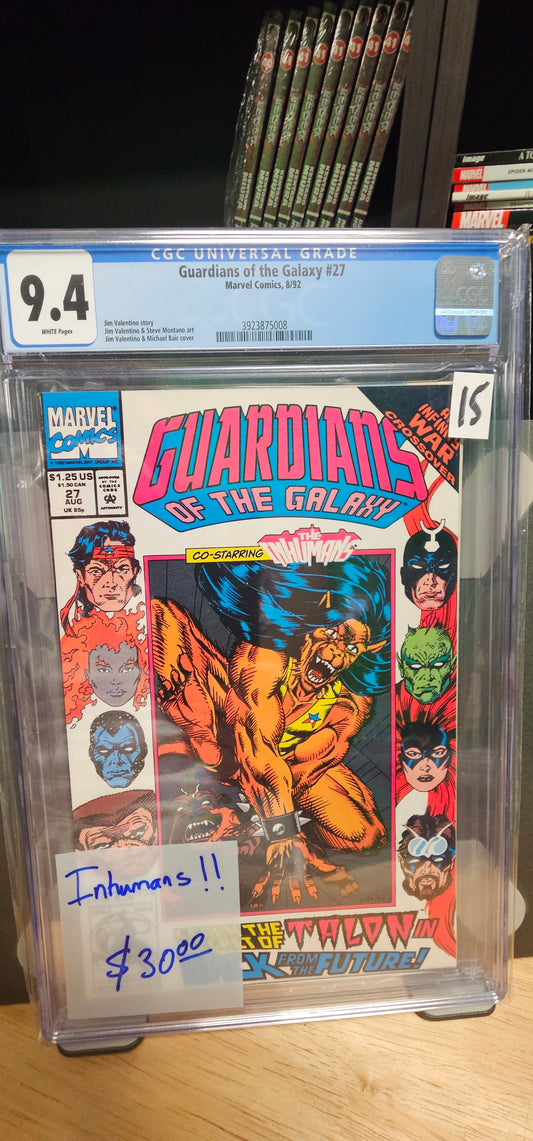 Guardians of the Galaxy #27 9.4 $30.00