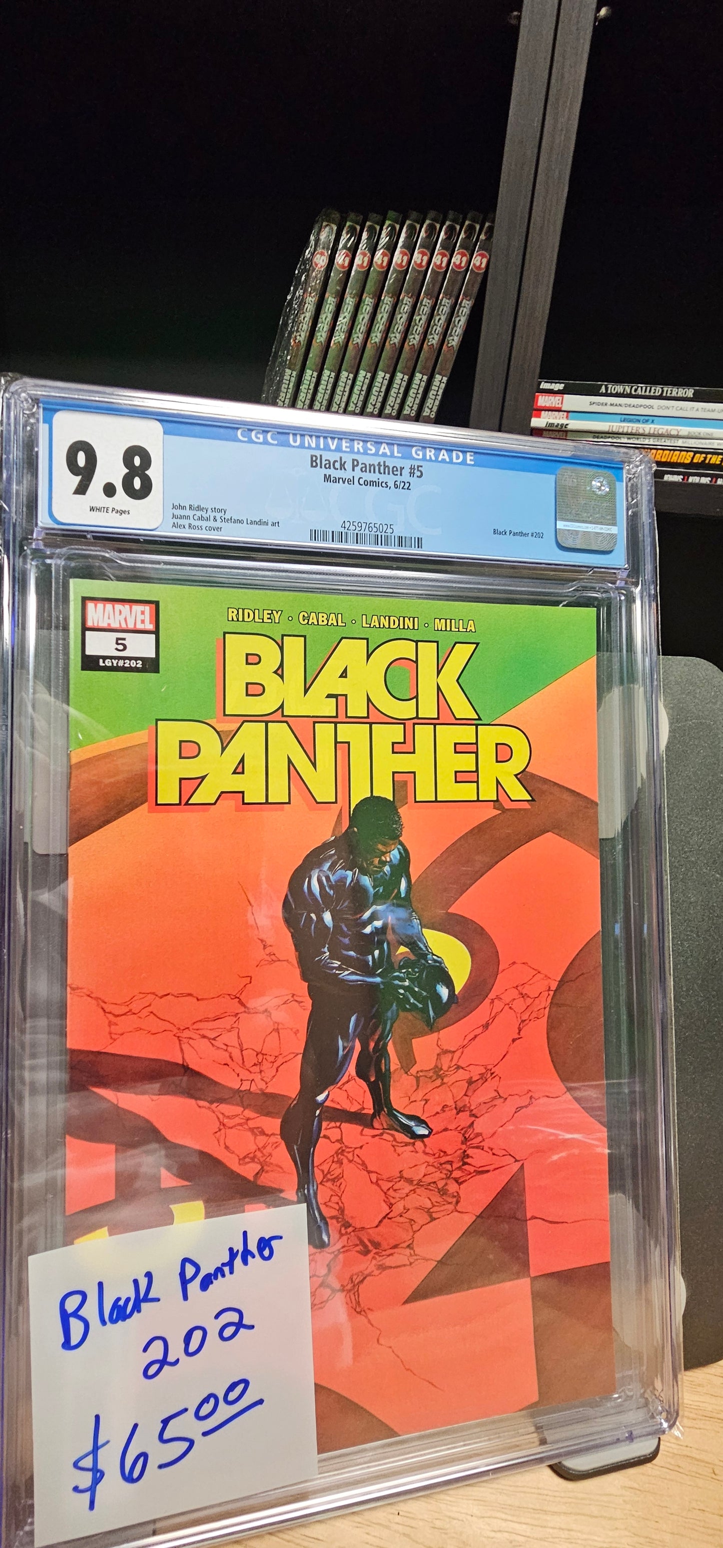 Black Panther #5 9.8 $65.00