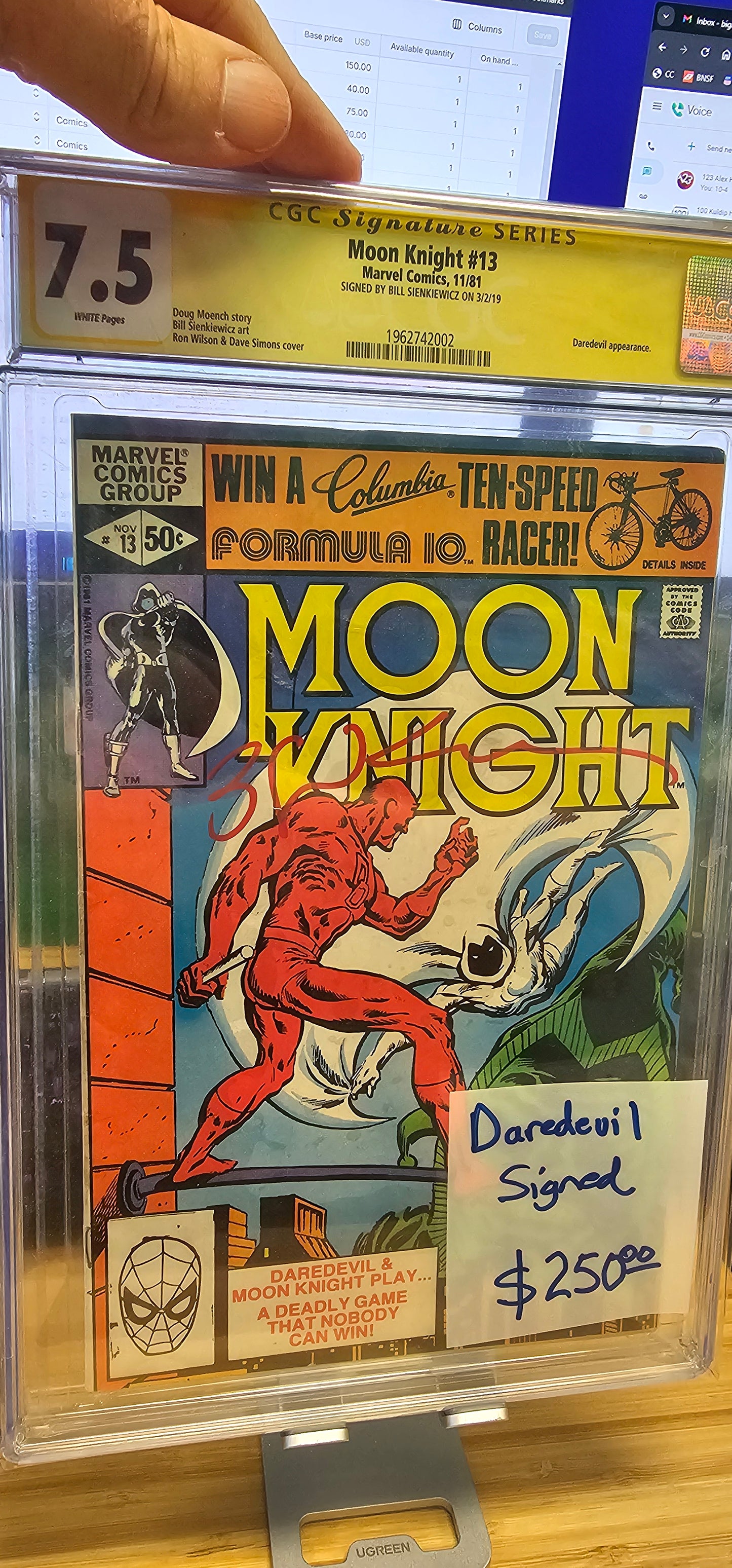 Moon Knight 13, CGC 7.5 $250.00 SIGNED!!