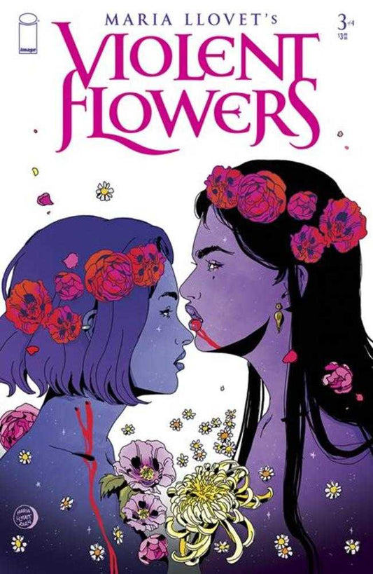 Violent Flowers #3 (Of 4) Cover B Maria Llovet Flower Crown Variant (Mature)