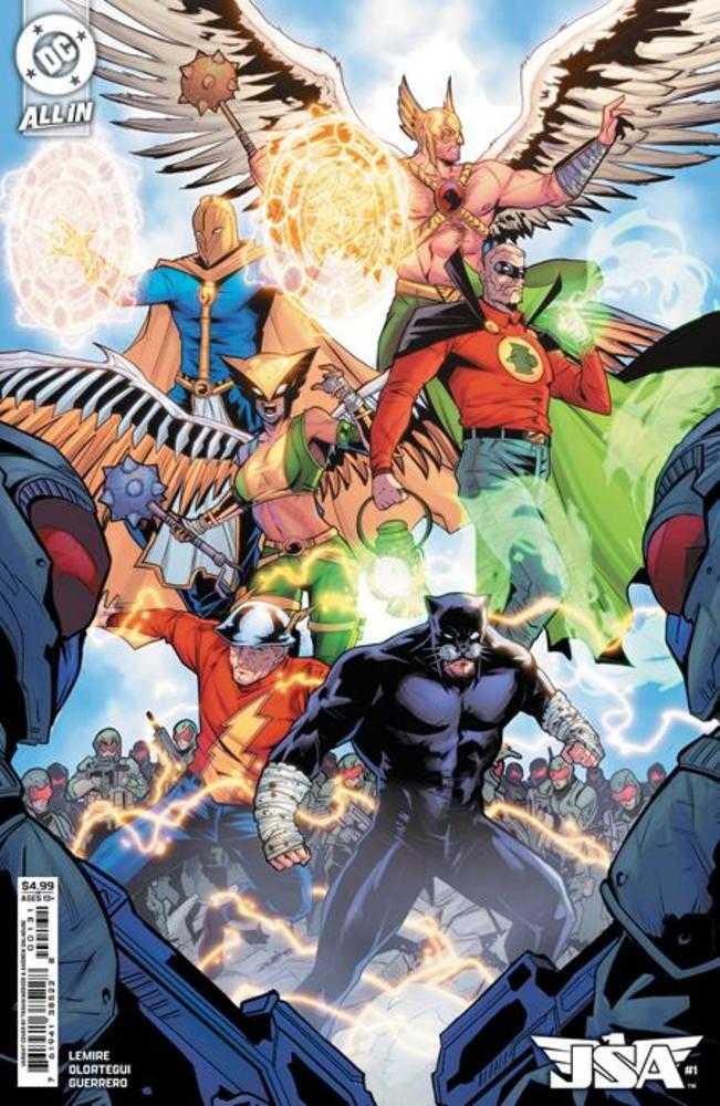 JSA #1 Cover C Travis Mercer Card Stock Variant