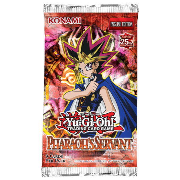 Pharaoh’s Servant Yu-Gi-Oh! TRADING CARD GAME booster pack.