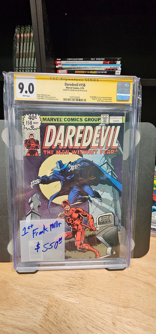 Daredevil #158 CGC 9.0 SIGNED!! $550.00