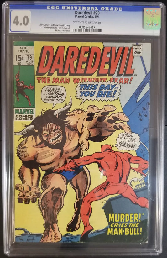 Daredevil #79 CGC 4.0 $35.00