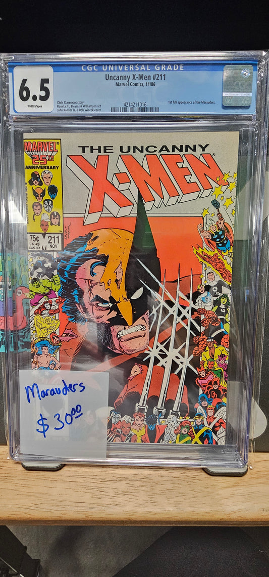 X-MEN 211 CGC 6.5 $30.00