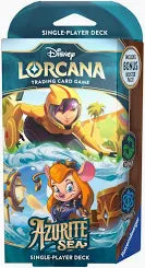 Disney Lorcana: Azurite Sea Starter Deck (Emerald & Sapphire)