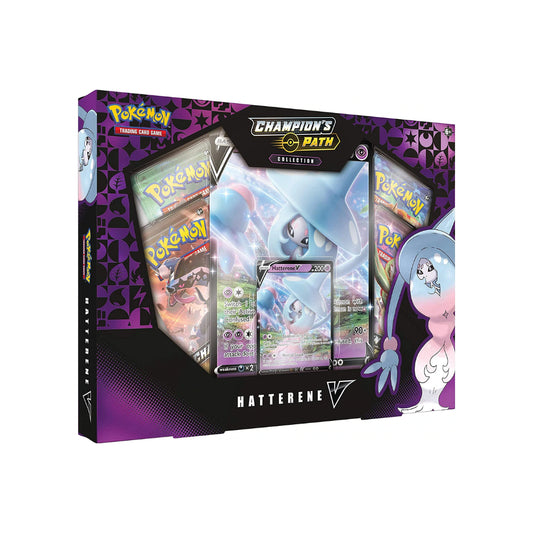 Pokémon Champion's Path Hatterene V Box