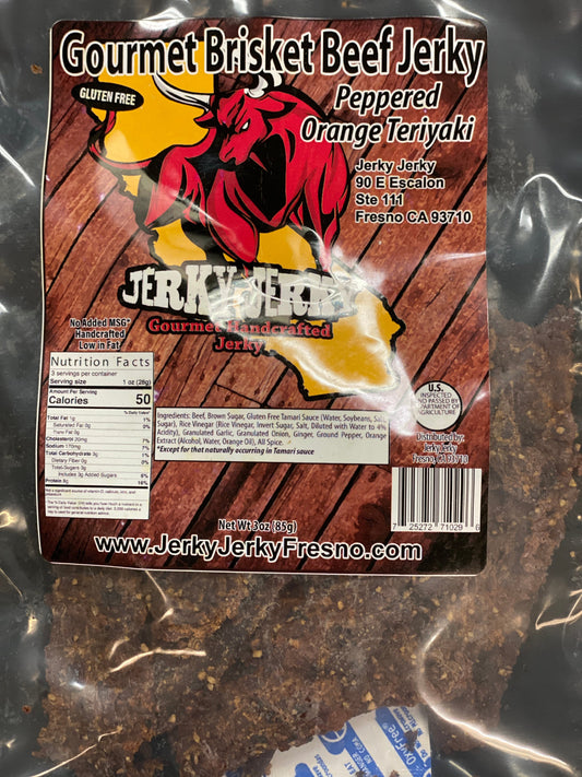 Jerky Peppered Orange Teriyaki