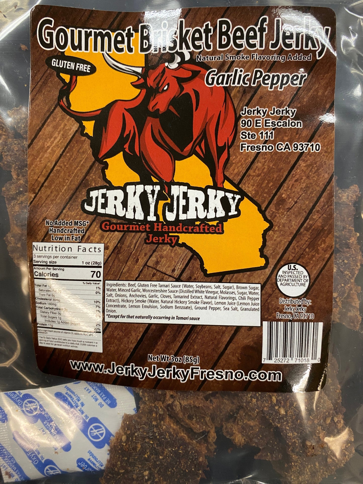 Jerky Garlic Pepper