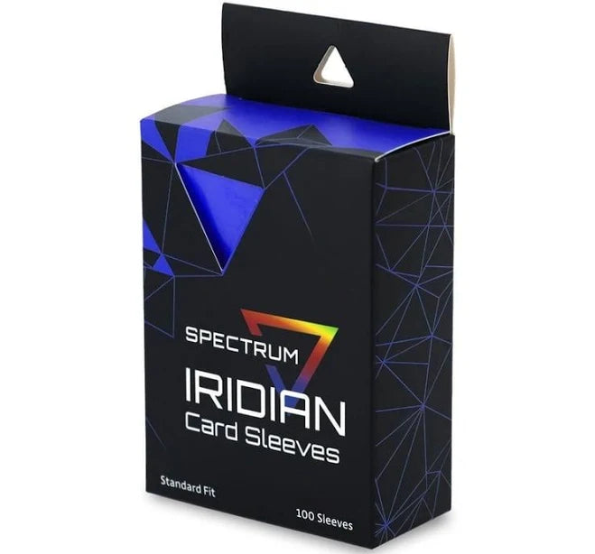 spectrum iridian card sleeves blue